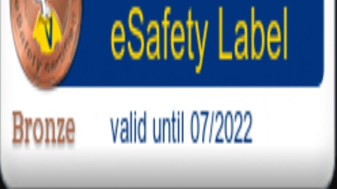 E-safety Label Bronz Etiketimizi Aldık